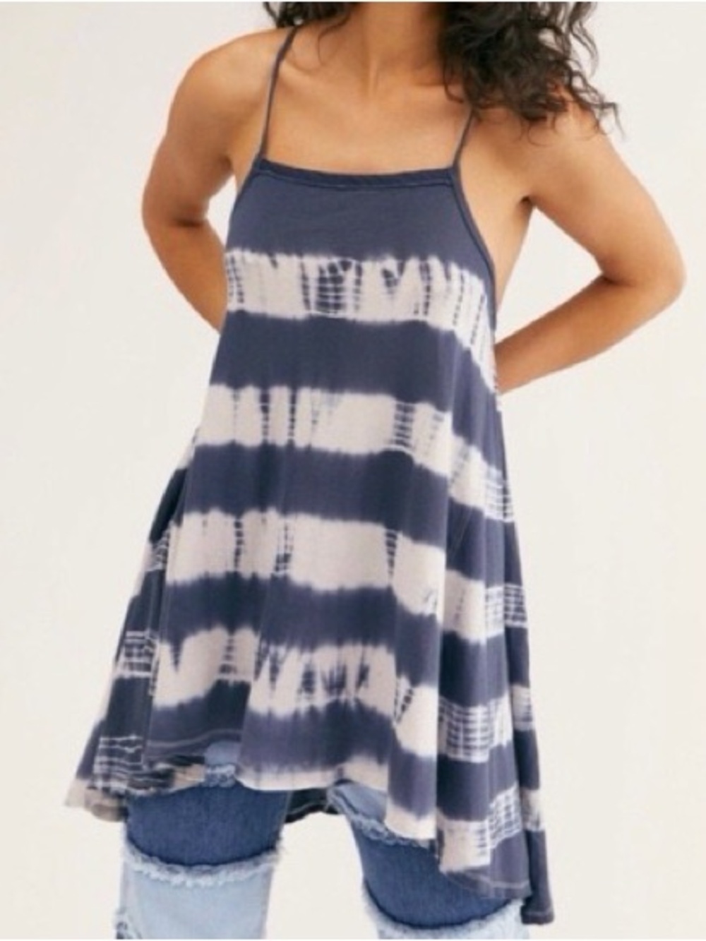 Free People We the Free Seashell Tie Dye Tunic Dress